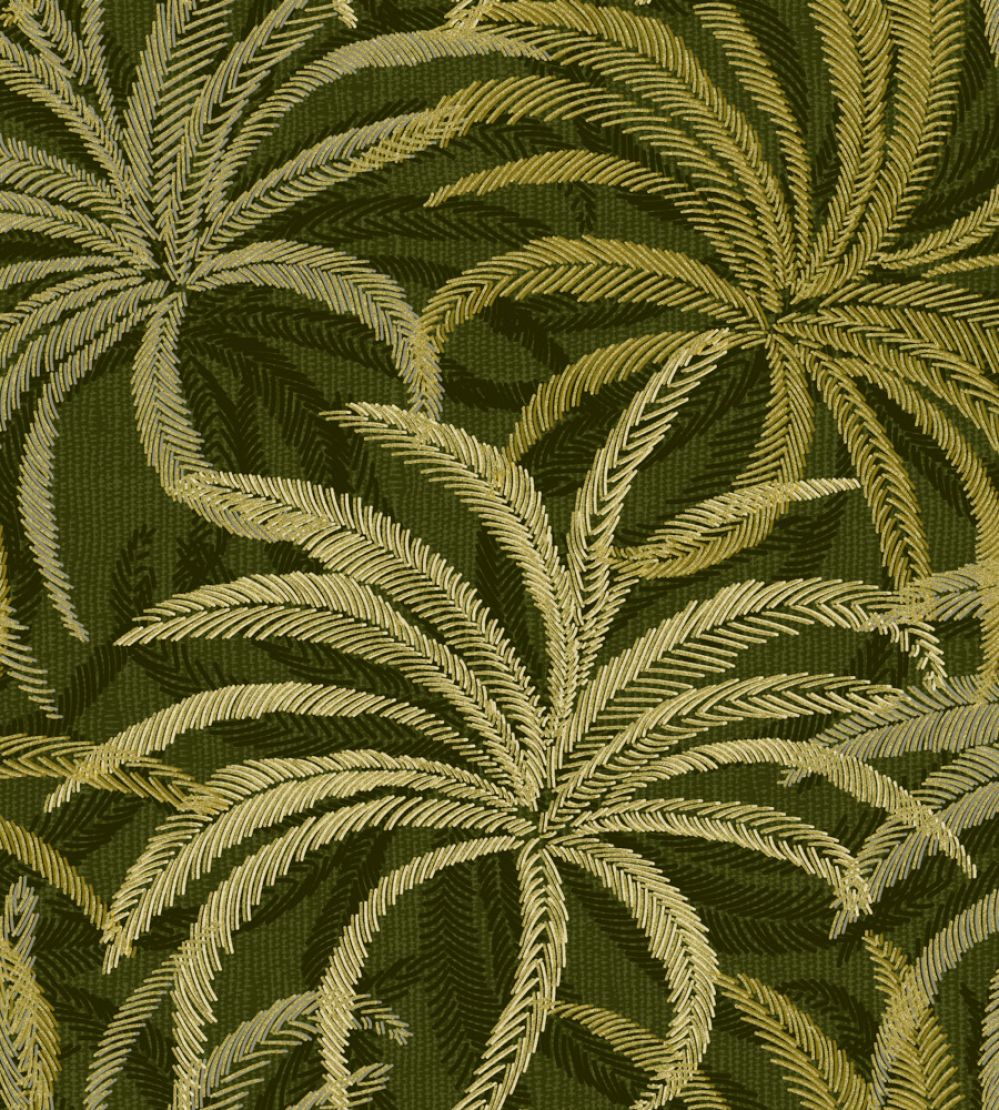 Palmetto Fabric by Arley House Celadon
