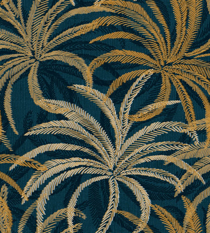Palmetto Fabric by Arley House Lapis