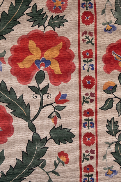 Palmyra Fabric by James Malone in Vert (11)