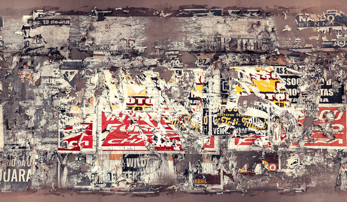 Paper Concrete Colorful mural by Rebel Walls