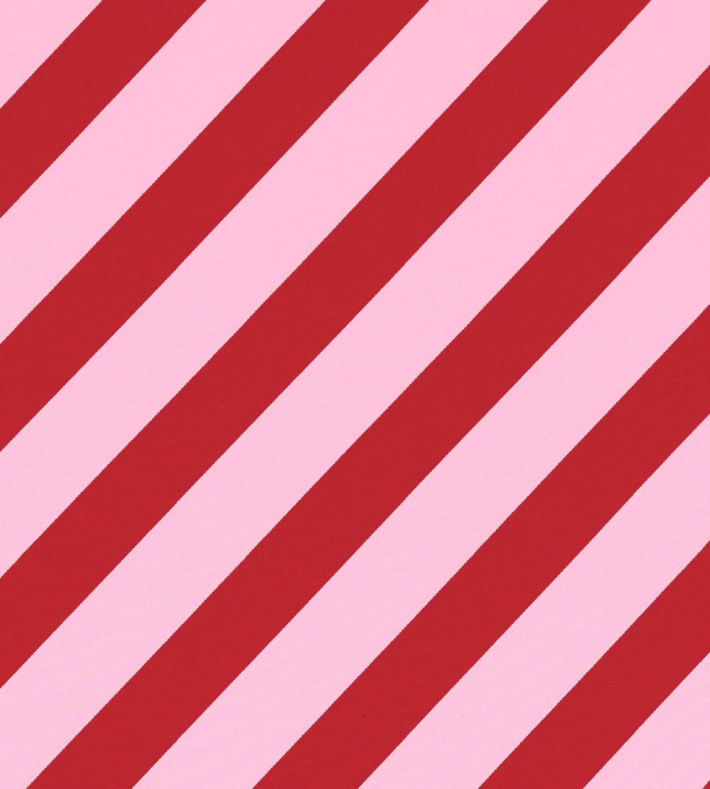 Paper Straw Stripe Fabric by Harlequin Ruby/Rose