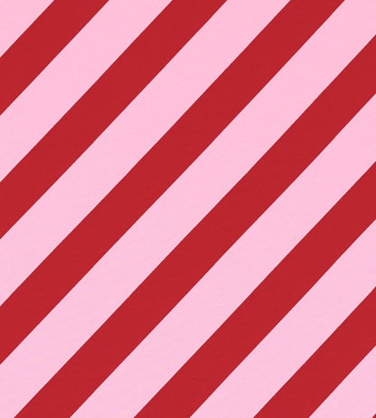 Paper Straw Stripe Fabric by Harlequin Ruby/Rose