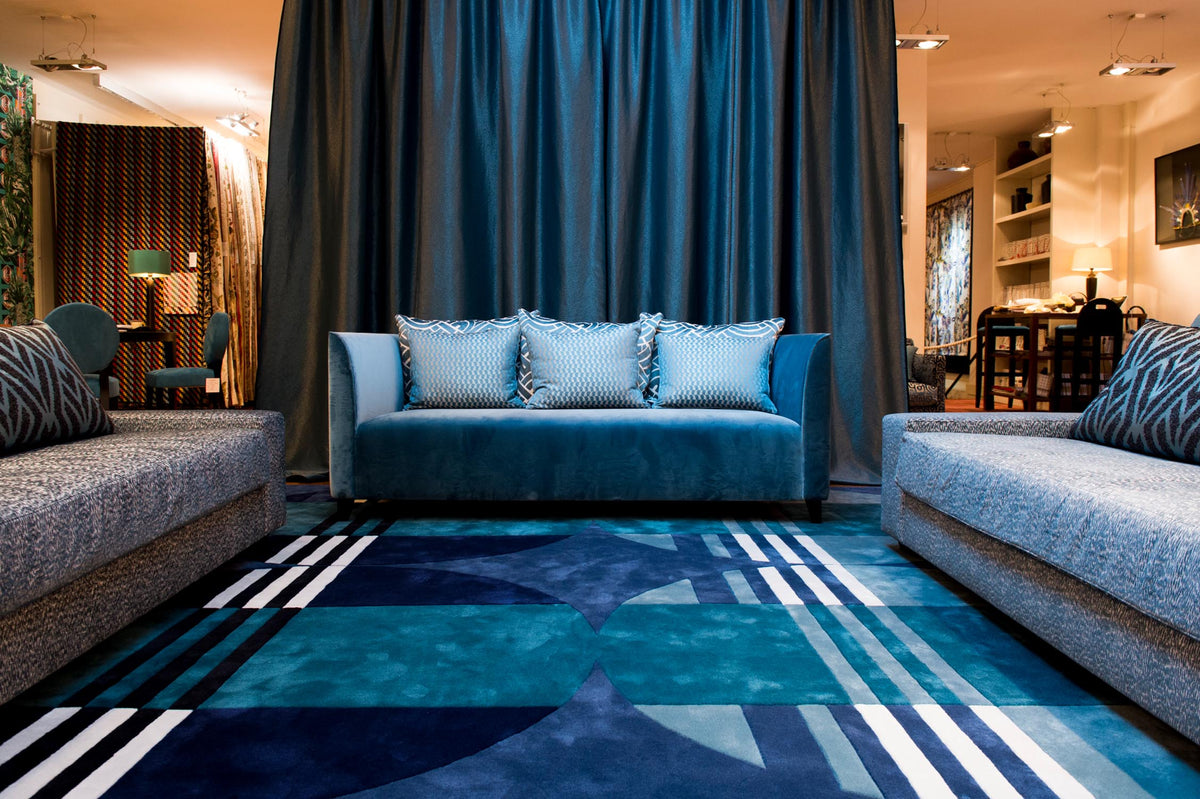 Paquebot Rug by Pierre Frey shown in a room setting (view 1)