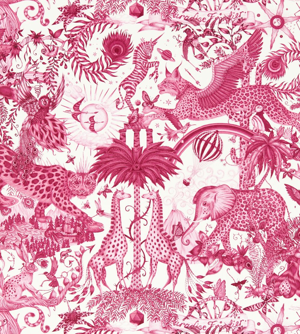 Paradise Lost Wallpaper by Clarke & Clarke Berry