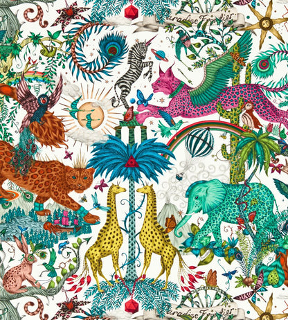 Paradise Lost Wallpaper by Clarke & Clarke Ivory