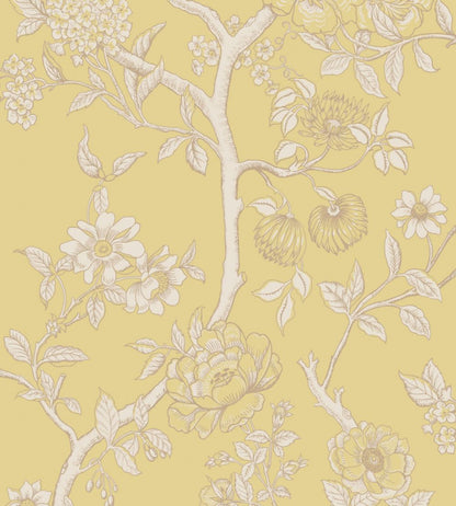 Paradise Tree Wallpaper by Cole & Son Buttercup Yellow & Cream