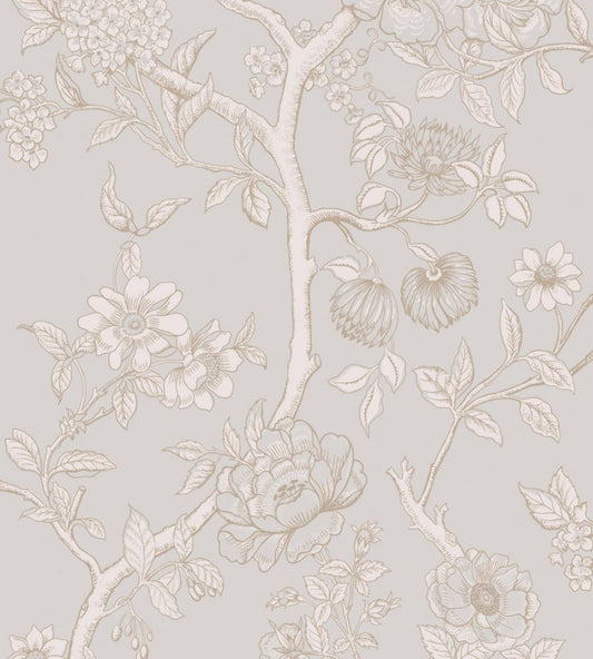 Paradise Tree Wallpaper by Cole & Son Dove Grey