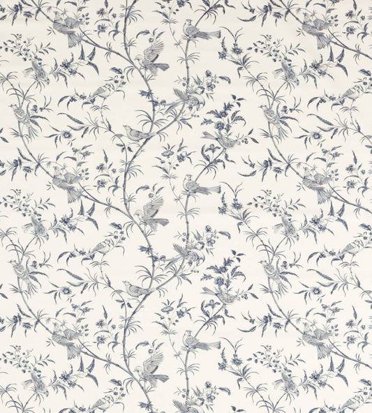 Paradise Woods Toile Fabric by Sanderson Woad