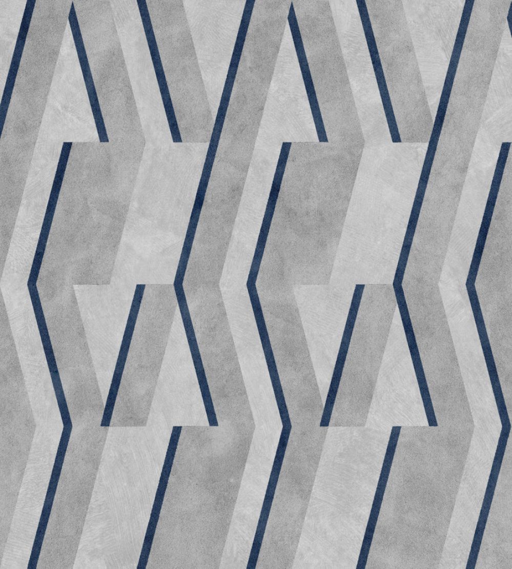 Parallels Wallpaper by Coordonne Navy