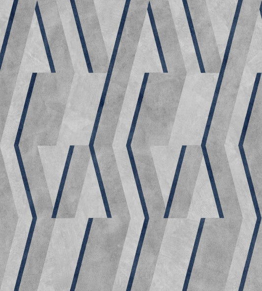 Parallels Wallpaper by Coordonne Navy