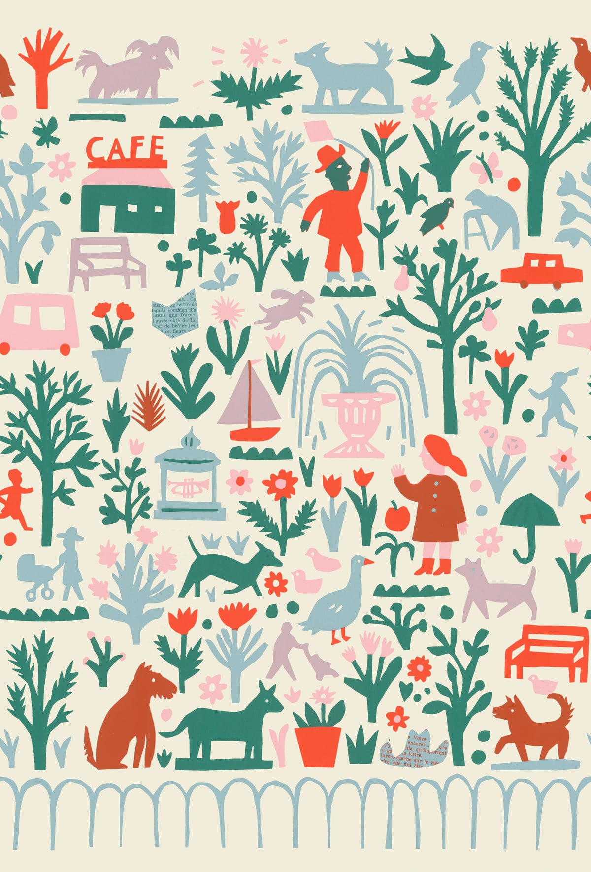 Park Wednesday mural by Bien Fait