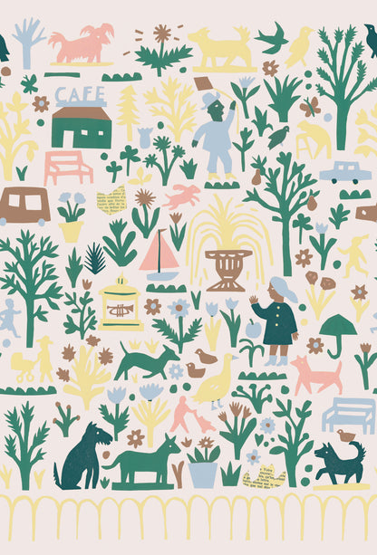 Park Saturday mural by Bien Fait
