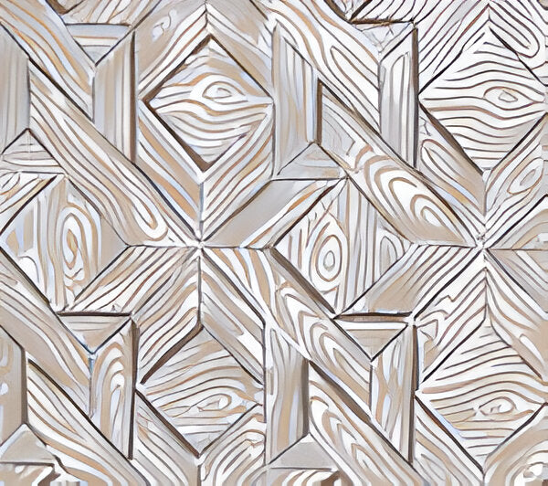 Parquetry Taupe Brown (6280-01WP) wallpaper by China Seas