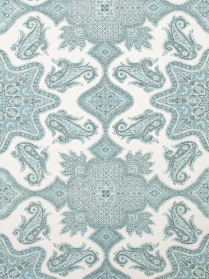 Parsa Slate Seaside on Almost White wallpaper by Home Couture