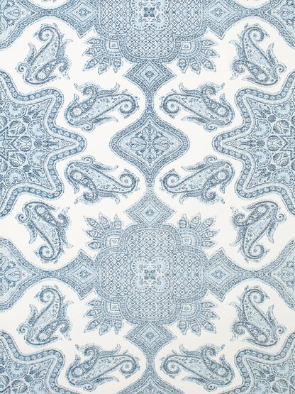 Parsa Pale Blues on Almost White wallpaper by Home Couture