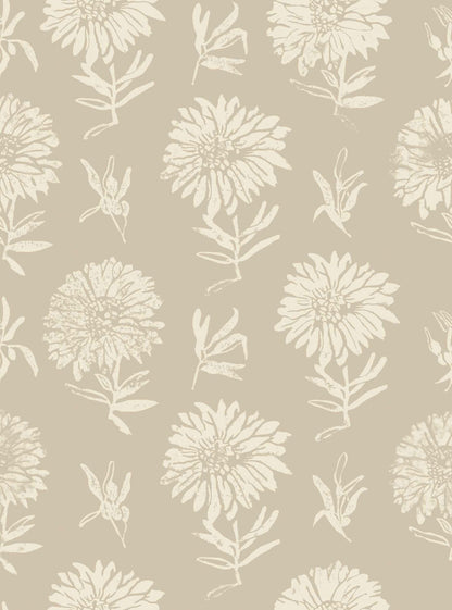 Parterre wallpaper by Coordonné in Cisne, flat pattern view