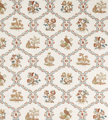 Partridge & Pear Fabric by Sanderson Porcelain/Blossom