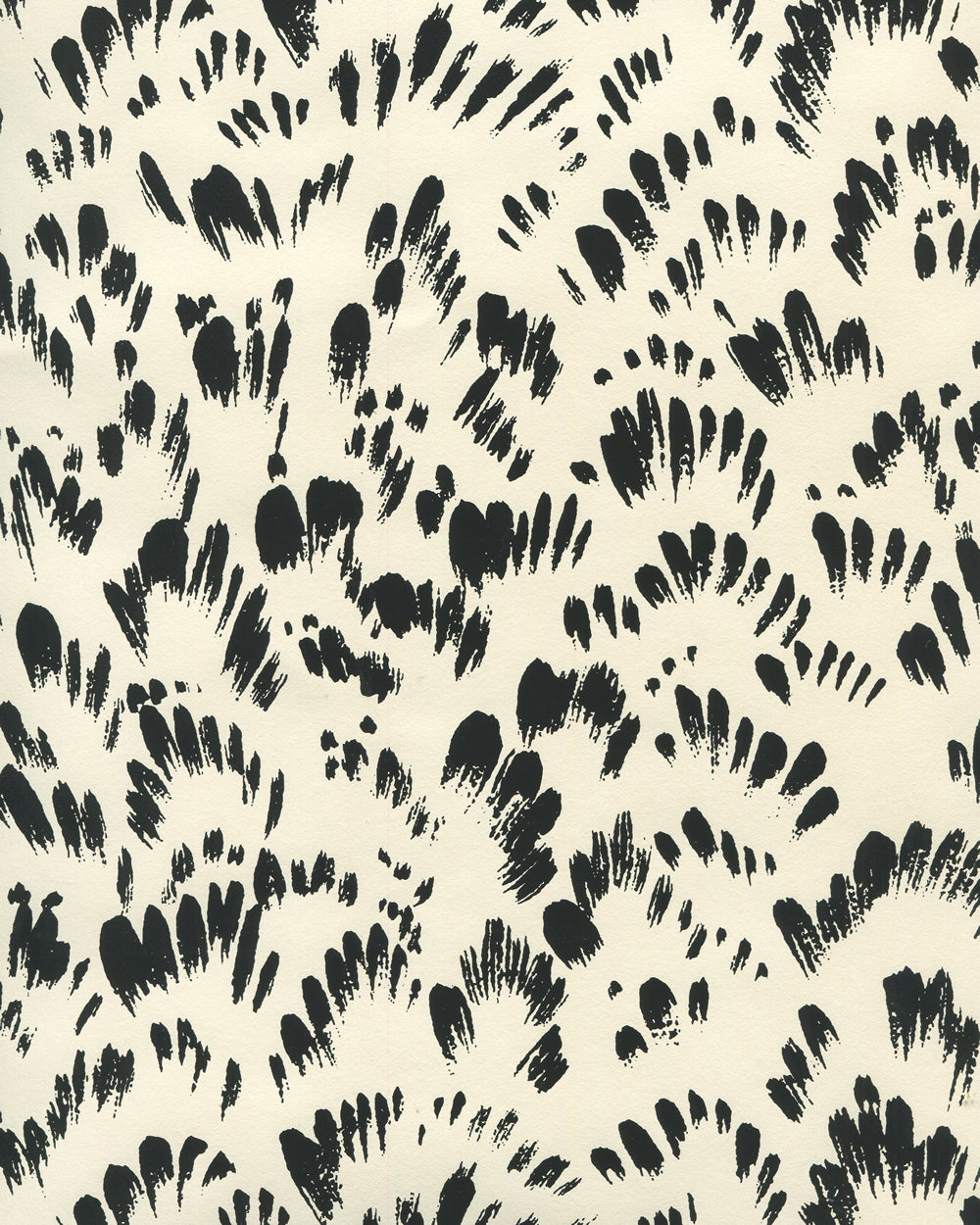Passy II Black on Off White wallpaper by China Seas