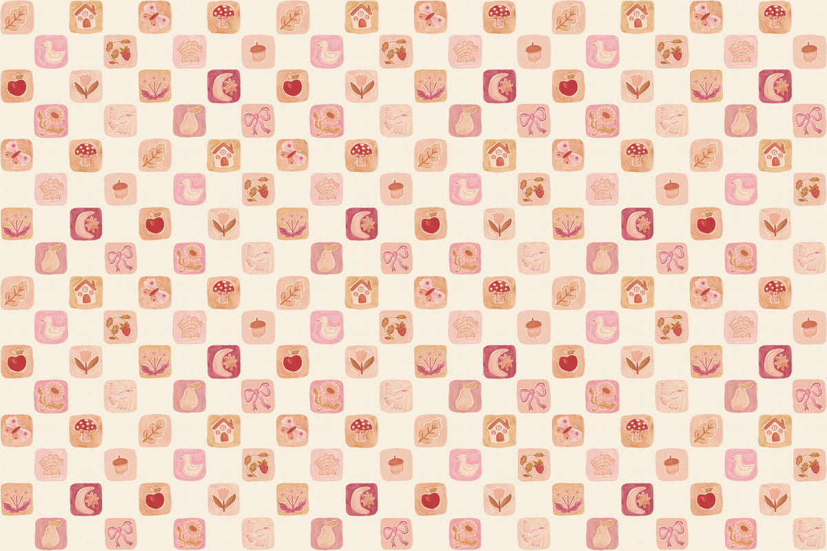 Patches Pink mural by Hovia