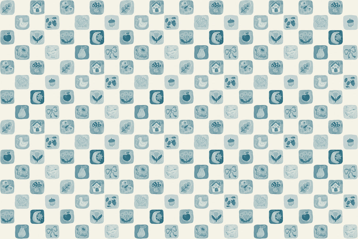 Patches Blue mural by Hovia