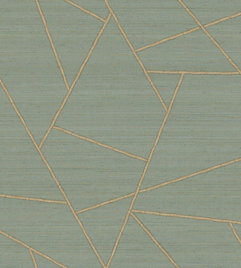 Patchwork Tropical Wallpaper by Jannelli&Volpi Blue