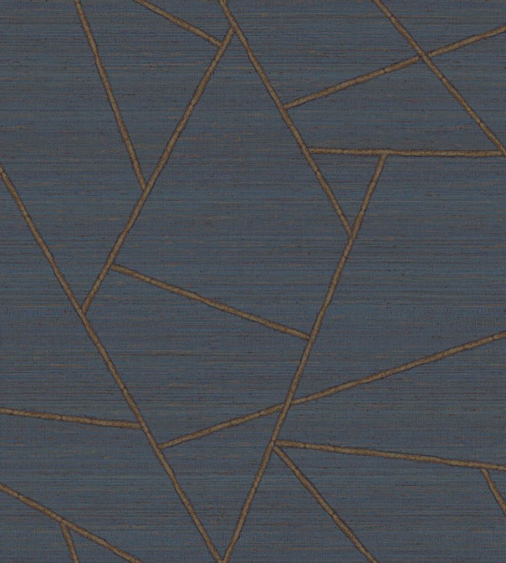 Patchwork Tropical Wallpaper by Jannelli&Volpi Navy