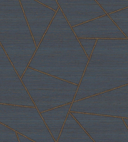 Patchwork Tropical Wallpaper by Jannelli&Volpi Navy