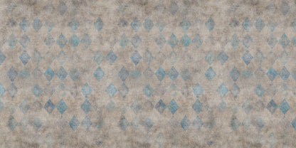 Patinated Diamonds Original mural by Rebel Walls