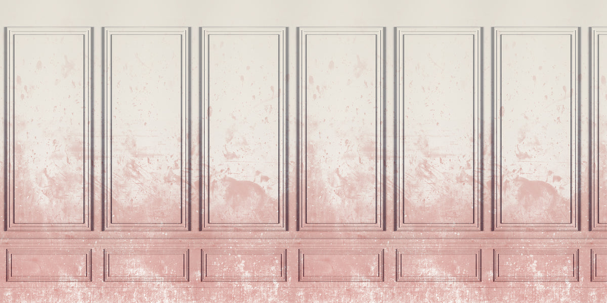 Patinated Panels Original mural by Rebel Walls