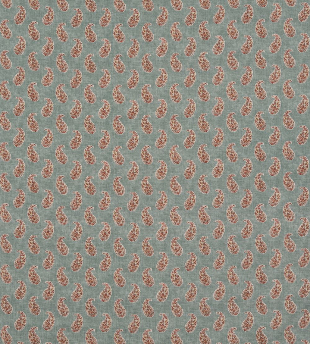 Patola Paisley Fabric by GP & J Baker Aqua