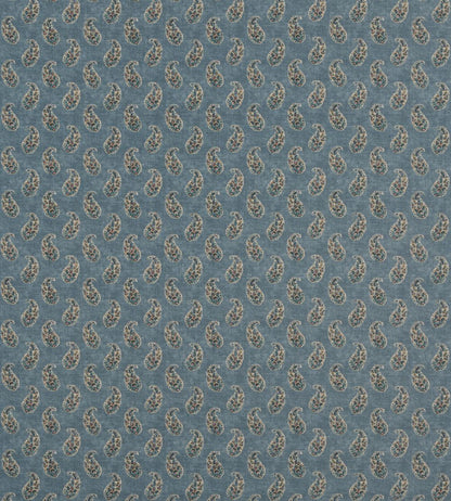 Patola Paisley Fabric by GP & J Baker Blue