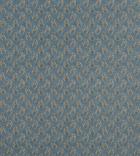 Patola Paisley Fabric by GP & J Baker Blue