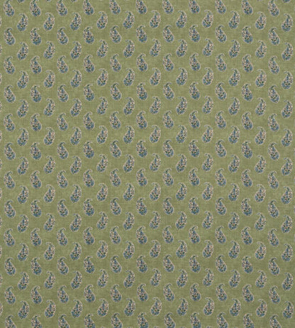 Patola Paisley Fabric by GP & J Baker Emerald