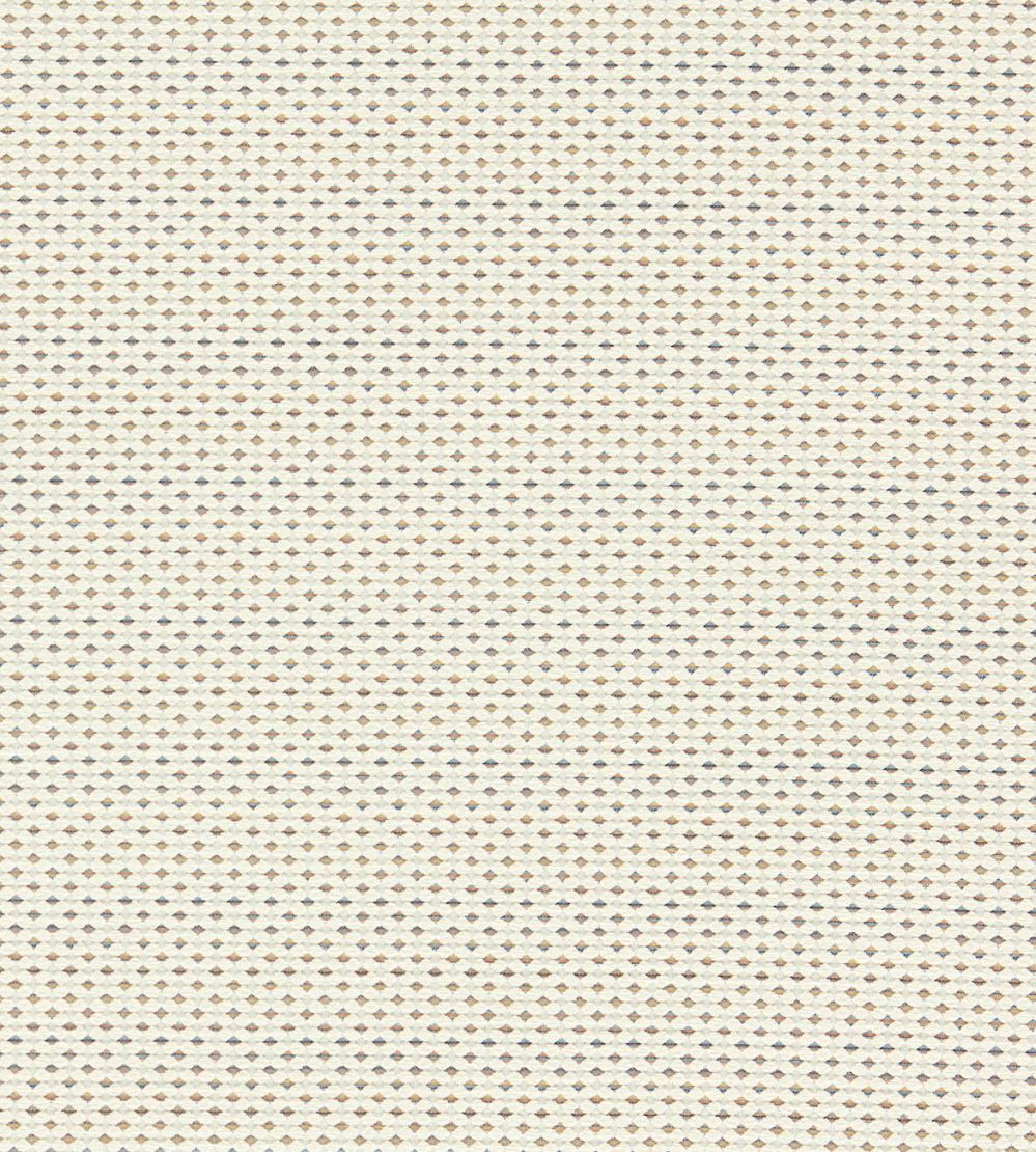 Pavo Fabric by Clarke & Clarke Ivory/Denim