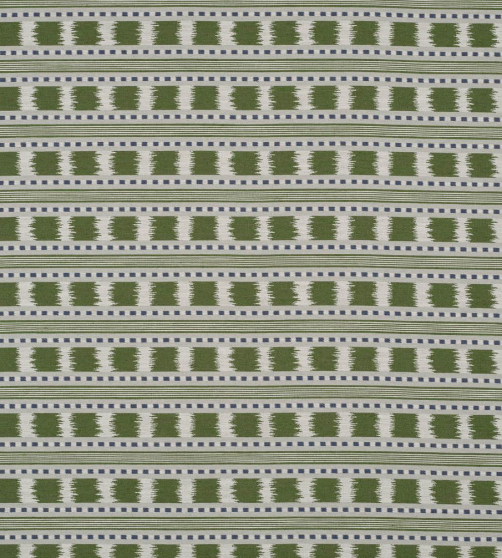 Paxton Fabric by James Hare Blue/Green