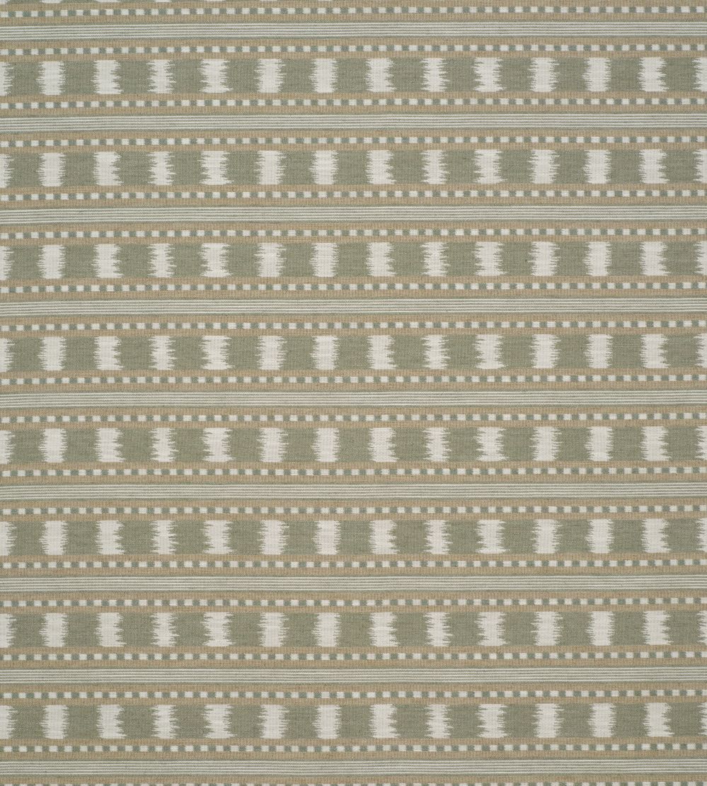 Paxton Fabric by James Hare Green/Natural