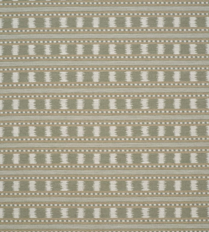 Paxton Fabric by James Hare Green/Natural