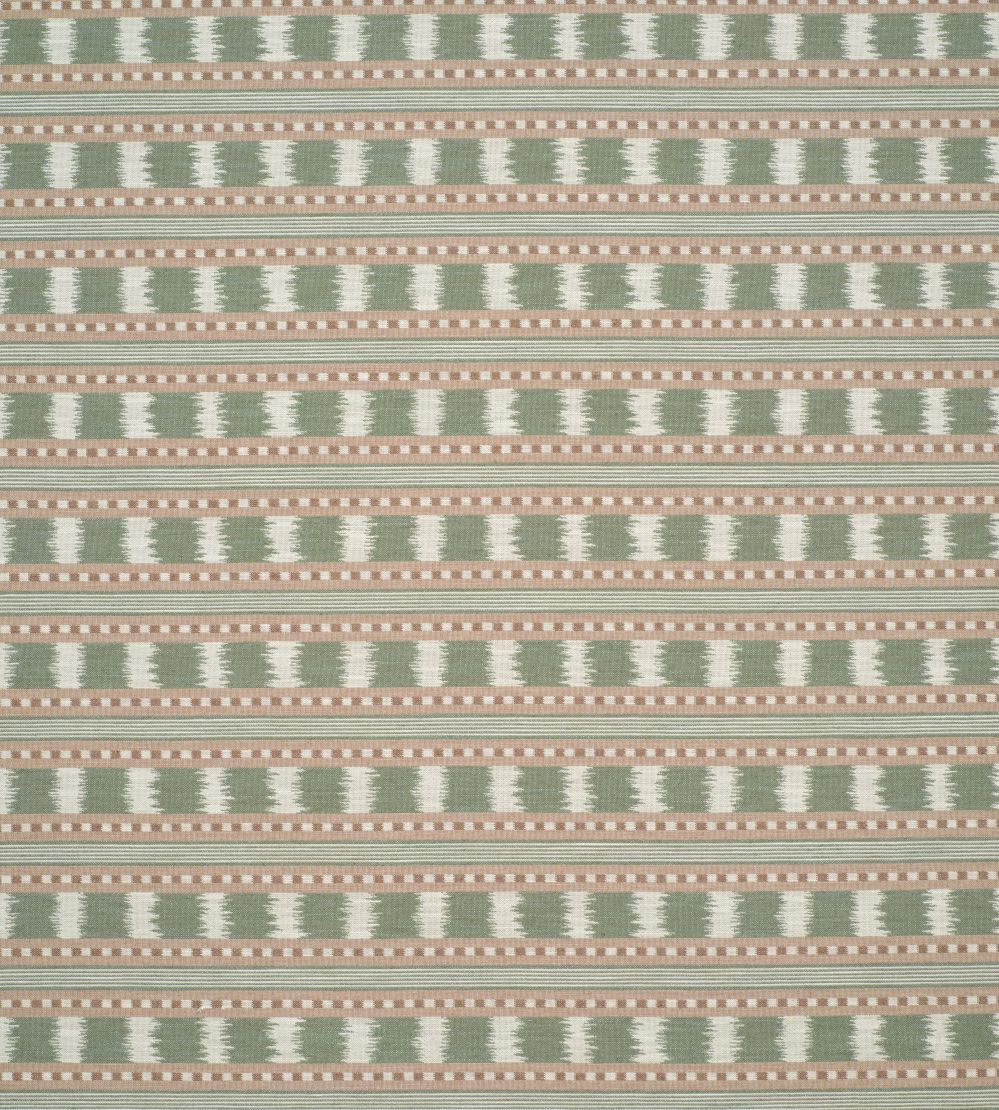 Paxton Fabric by James Hare Pink/Green