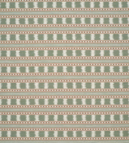 Paxton Fabric by James Hare Pink/Green