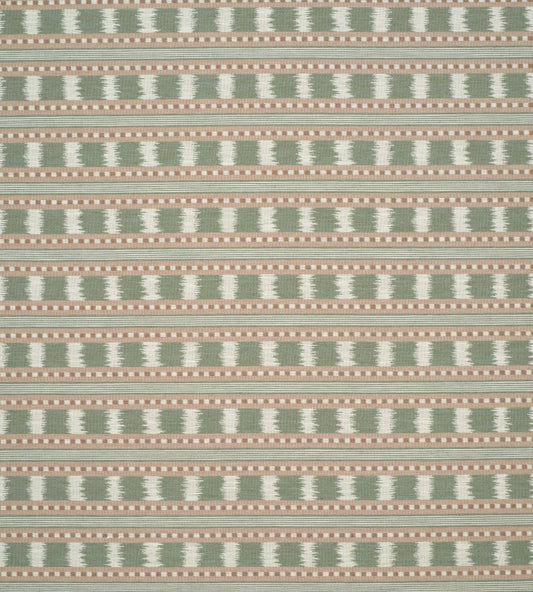 Paxton Fabric by James Hare Pink/Green