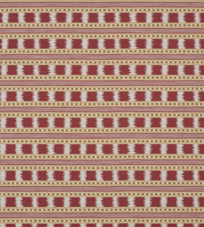 Paxton Fabric by James Hare Red/Gold
