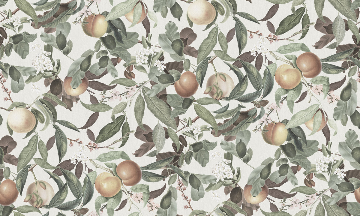 Peach Valley Bold Spring mural by Rebel Walls