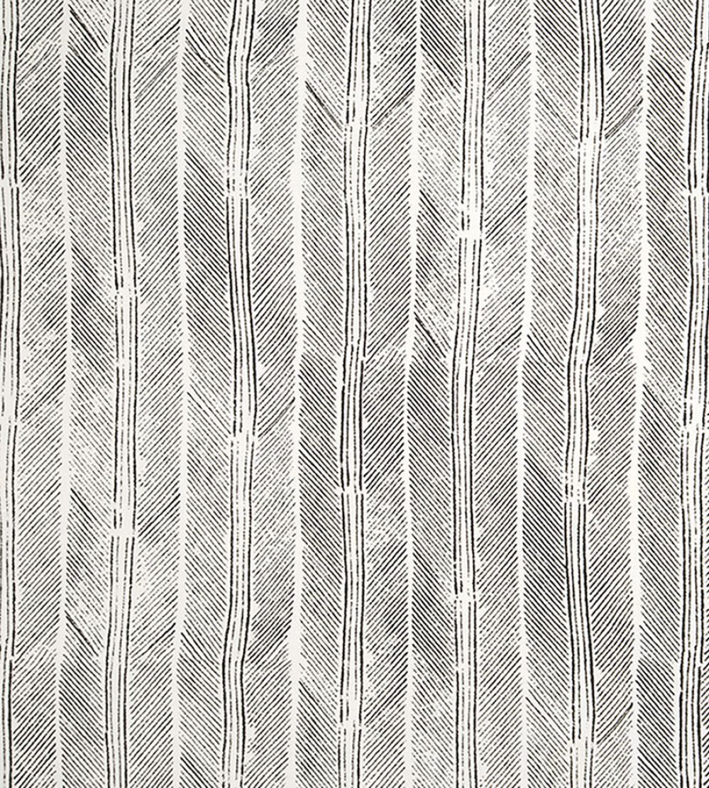 Peacock Fabric by Christopher Farr Cloth Charcoal