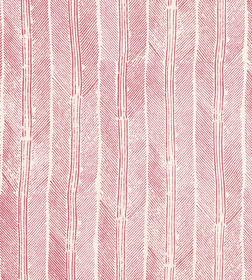 Peacock Fabric by Christopher Farr Cloth Hot Pink
