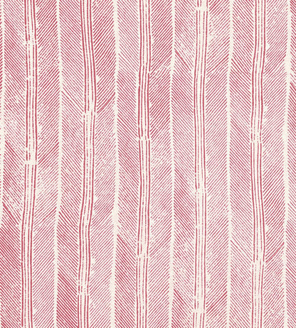 Peacock Fabric by Christopher Farr Cloth Hot Pink