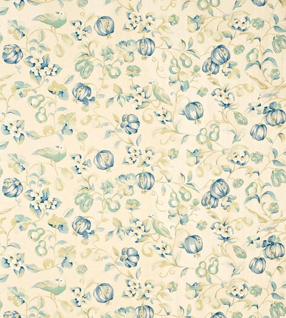 Pear & Pomengranate Fabric by Sanderson China/Blue