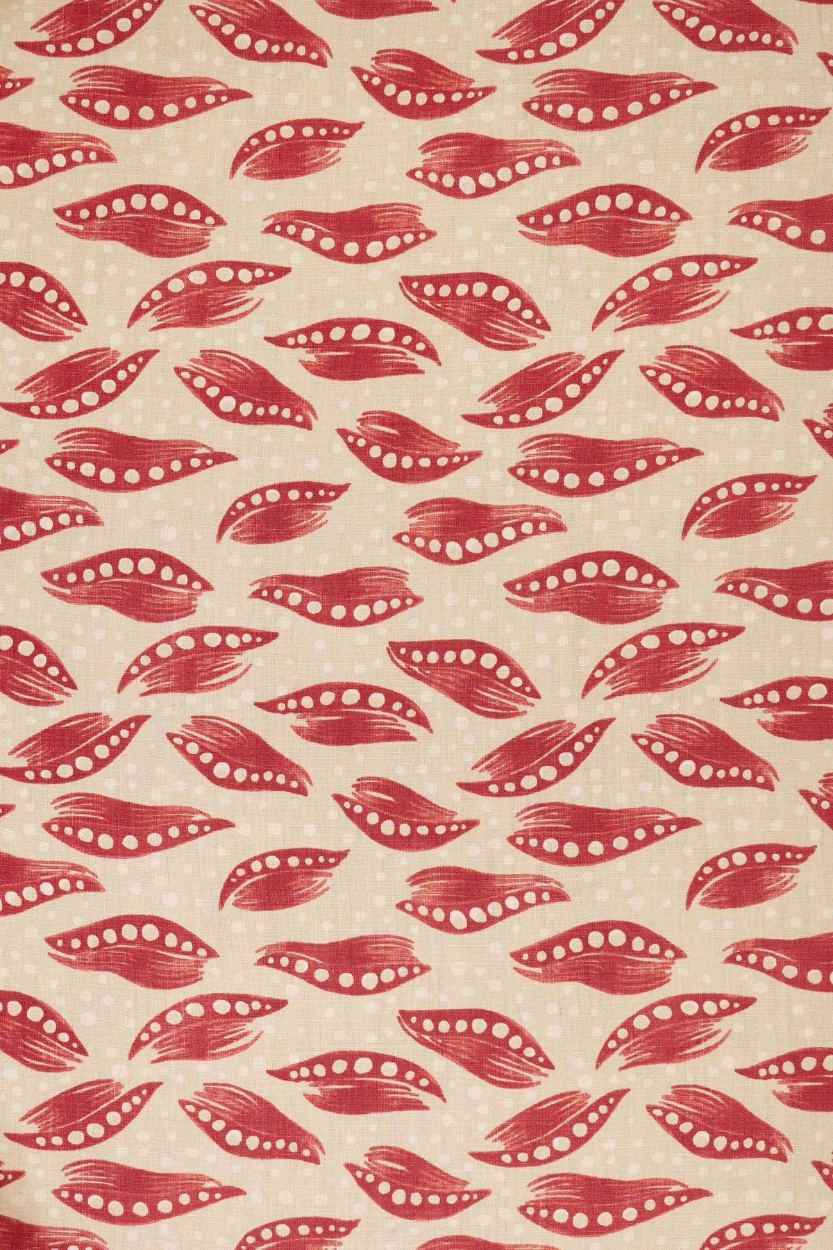 Pearl River Fabric by Jean Monro in Pomegranate Red