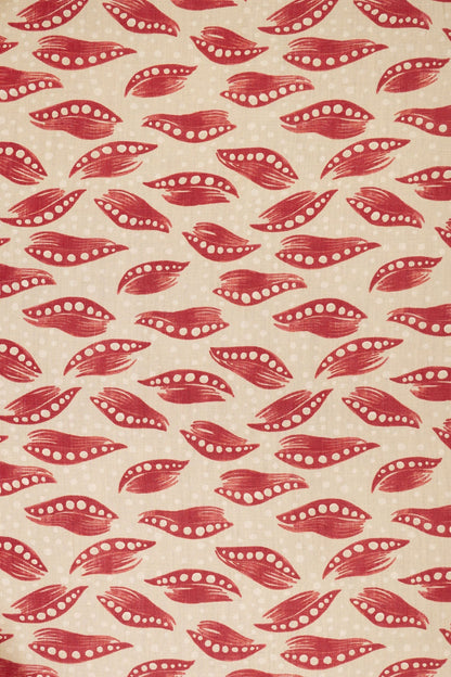 Pearl River Fabric by Jean Monro in Pomegranate Red