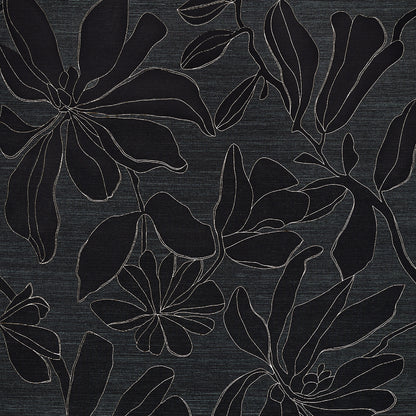 Peekaboo Petals Wallpaper by Phillip Jeffries in Gilded Silhouette (PJ 25404)