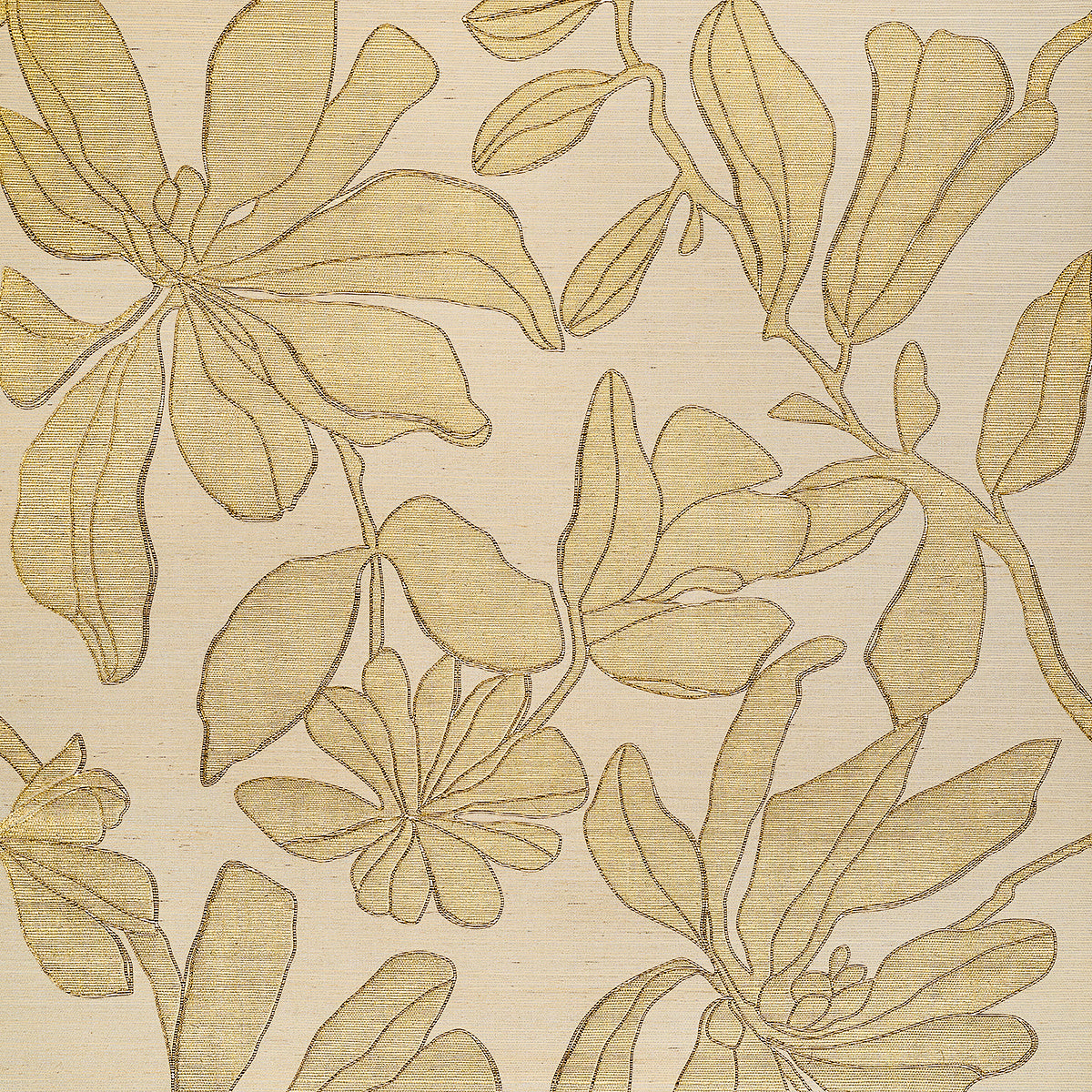 Peekaboo Petals Wallpaper by Phillip Jeffries in Golden Hour (PJ 25402)